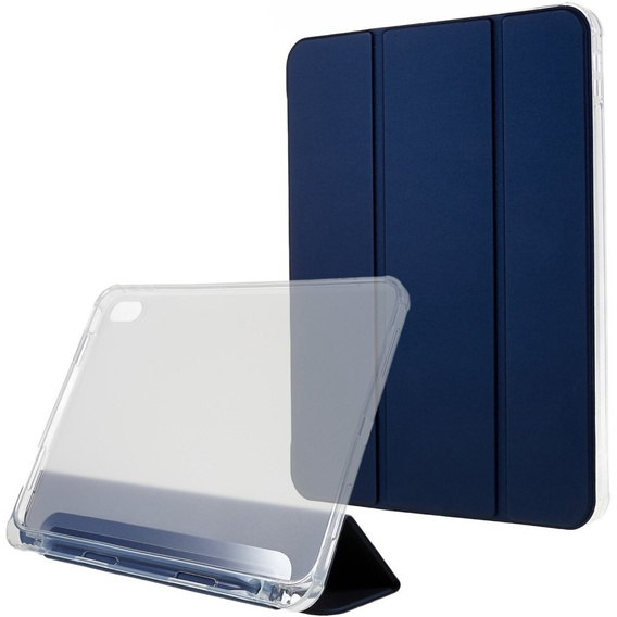 Etui do iPad 11" 2025 A16 (11 gen.) / iPad 10.9" 2022 (10 gen.), Pencil Hybrid, z miejscem na rysik, Granatowe