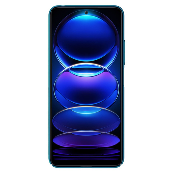 Etui NILLKIN do Xiaomi Redmi Note 12 5G / POCO X5 5G, Obudowa Super Frosted Shield Case, Niebieskie