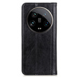 Etui do Xiaomi 14 Ultra, Wallet Litchi Leather, czarne