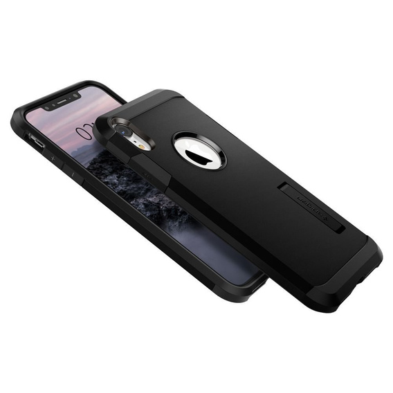 Etui Spigen do iPhone XR, Tough Armor, czarne