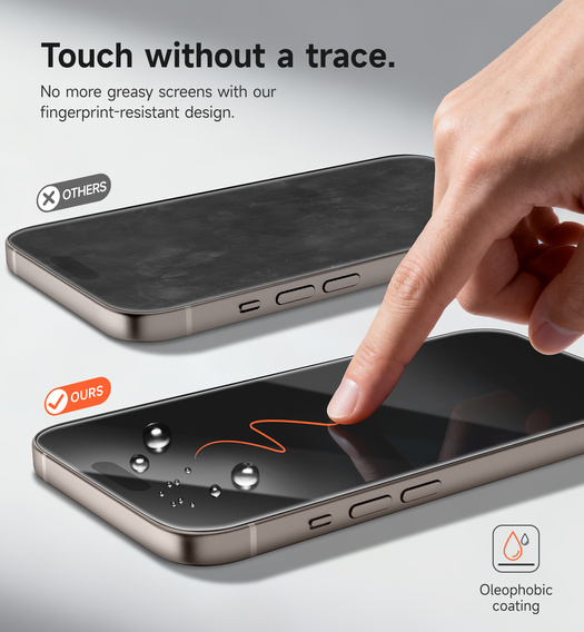 2x Szkło hartowane SURITCH do iPhone 15 Pro Max