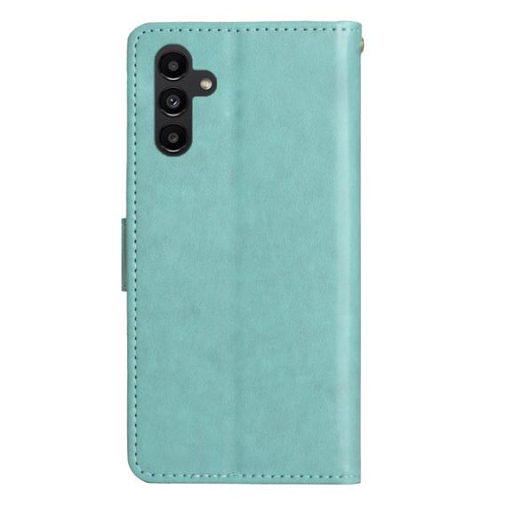 Etui z klapką do Samsung Galaxy A14 4G/5G, Butterfly, zielone