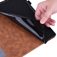 Etui do Xiaomi Redmi Pad SE 8.7", Classic, z miejscem na rysik, brązowe