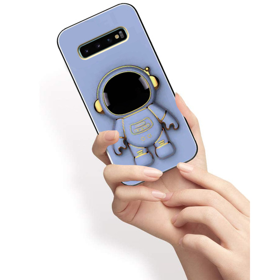 Etui do Samsung Galaxy S10 Plus, Astronaut, niebieskie