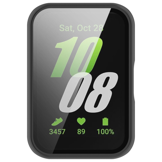 2w1 Etui + Szkło Hartowane do Samsung Galaxy Fit 3, Czarne