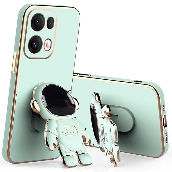 Etui do Oppo Reno 13 Pro, Astronaut, zielone