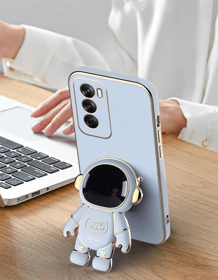 Etui do Oppo Reno 12, Astronaut, niebieskie