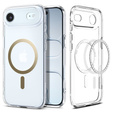 Etui Spigen Ultra Hybrid MagSafe do iPhone 17 Air, Clear / Gold
