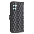 Etui z klapką do Samsung Galaxy M15 5G, Wallet, BINFEN COLOR, czarne
