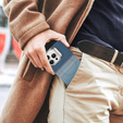 Etui do iPhone 15 Pro, Frame Kickstand, do MagSafe, Moon Blue