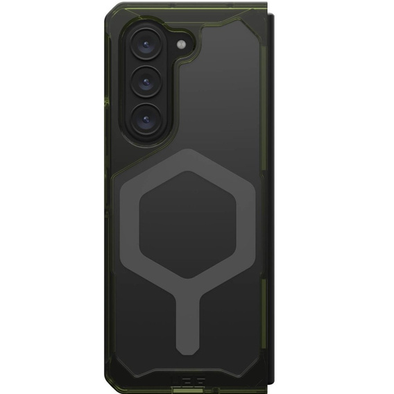 Etui Urban Armor Gear do Galaxy Z Fold 5 5G, Plyo MagSafe, przezroczyste / zielone