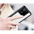 Etui do Xiaomi 13T / 13T Pro, Fusion Hybrid, przezroczyste / czarne