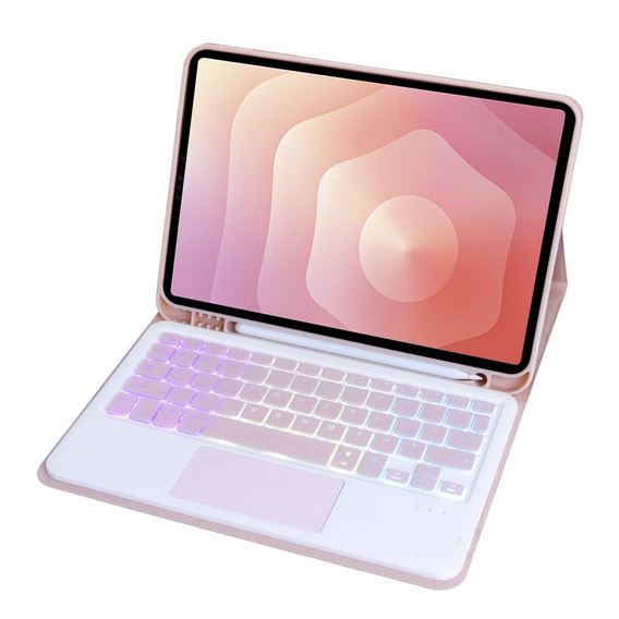 Etui z podświetlaną klawiaturą Bluetooth i touchpadem do Samsung Galaxy Tab S11
