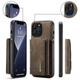 Etui do iPhone 14 Pro Max, DG.MING 2in1, kawowe