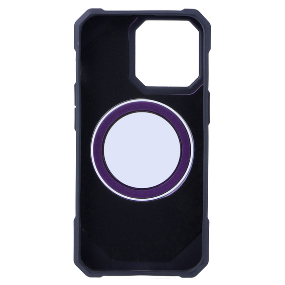 Etui do iPhone 13 Pro, Heavy Duty MagSafe, fioletowe