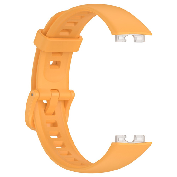 Pasek Silikonowy do Huawei Band 8 / Huawei Band 9 / Huawei Band 10, Żółty