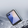 Etui Dux Ducis Bril Series do Samsung Galaxy Z Flip7 5G – czarne, skórzane