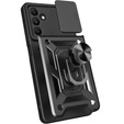 Etui pancerne do Samsung Galaxy M15 5G, CamShield Slide, czarne
