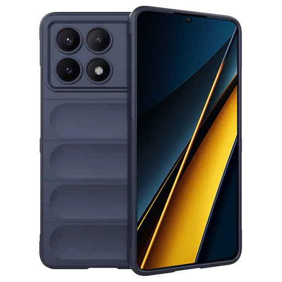 Etui do Xiaomi Poco F6 Pro, Gaming Shockproof, granatowe
