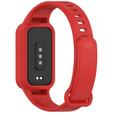 Pasek Silikonowy do Xiaomi Smart Band 9 Active / Xiaomi Redmi Band 3, Czerwony