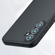 Etui do Samsung Galaxy S24, Fusion Hybrid, z ochroną aparatu, przezroczyste / czarne