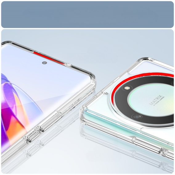 Etui do Honor Magic 5 Lite, Fusion Hybrid, przezroczyste