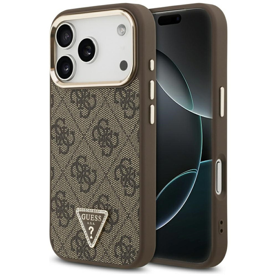 Etui Guess 4G Triangle Logo MagSafe do iPhone 17 Pro