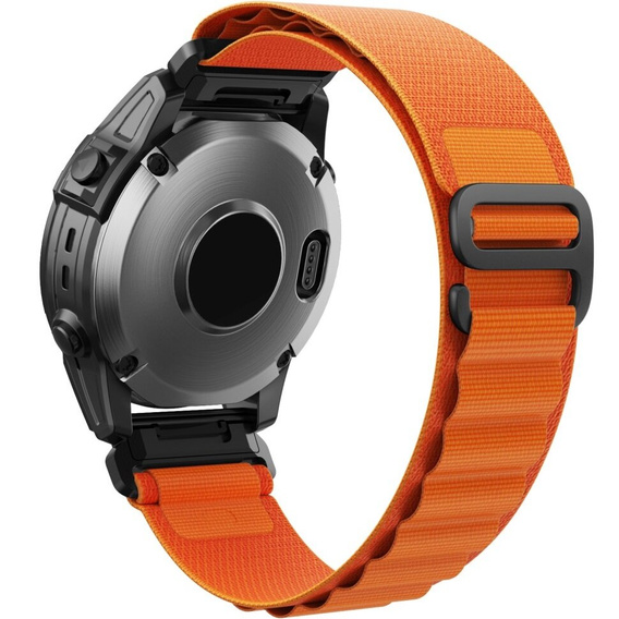 Pasek Nylonowy Quickfit do Garmin Fenix 5/6/6 PRO/7 Forerunner 965/955/945, Pomarańczowy