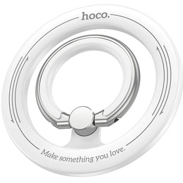 Uchwyt magnetyczny HOCO GH1 na palec z funkcją podstawki – biały