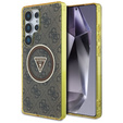 Etui GUESS Magnetic IML Metal Glitter 4G Circle Triangle do Samsung Galaxy S25 Ultra