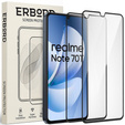 2x Szkło Hartowane ERBORD 3D do Realme Note 70T 4G – ochrona całego ekranu