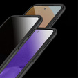 Etui ERBORD do Samsung Galaxy S23 FE, Fusion Hybrid, przezroczyste / czarne