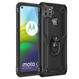 Etui pancerne do Motorola Moto G9 Power, Nox Case Ring, czarne