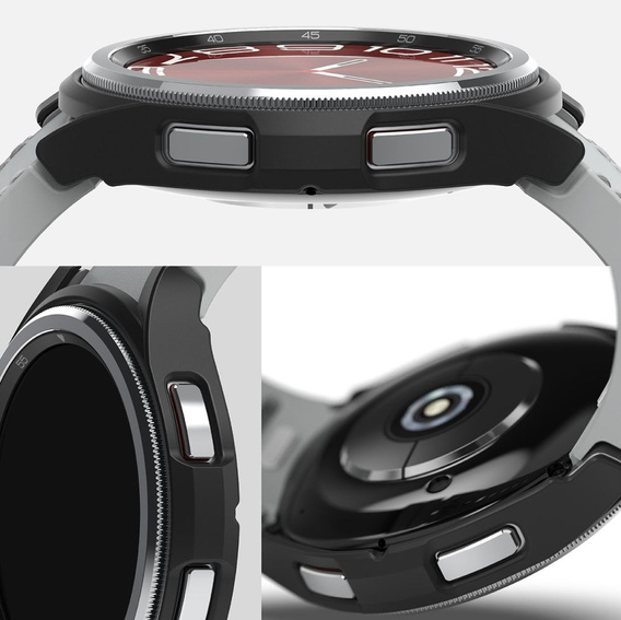 Etui Ringke Slim do Samsung Galaxy Watch 6 Classic 43mm, 2-Pack, Przezroczyste / Czarne