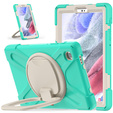 Etui dla dzieci do Samsung Galaxy Tab A7 Lite 8.7 T220/T225, Pancerne, dziecięce, Zielone / Szare