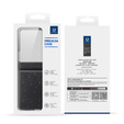 Etui Dux Ducis Stex Series do Samsung Galaxy Z Flip7 5G – czarne, skórzane