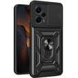 Etui pancerne do Xiaomi Poco F5, CamShield Slide, czarne