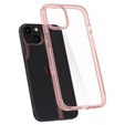 Etui Spigen do iPhone 13, Ultra Hybrid, różowe + szkło
