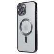 Zestaw Etui do iPhone 12 Pro, MagSafe Hybrid, czarne + Szklo