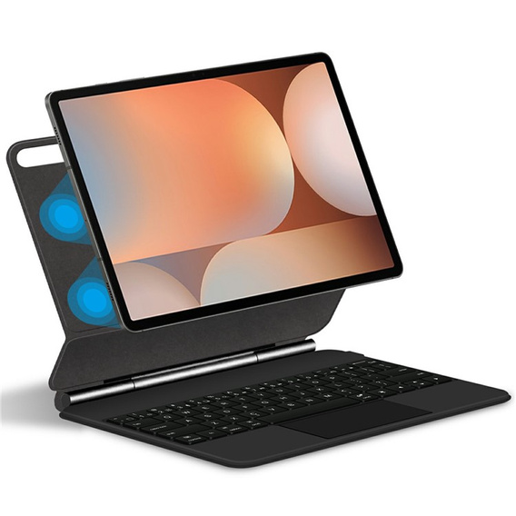 Etui z klawiaturą Bluetooth z touchpadem do Samsung Galaxy Tab S10+ / S9+ / S9 FE+ / S8+ / S7 FE