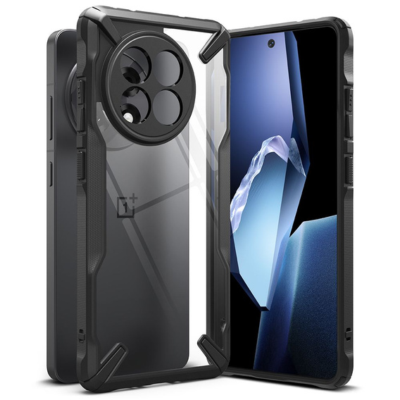 Etui Ringke do OnePlus 13R, Fusion X, Czarne