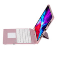 Etui z klawiaturą do iPad Air 10.9" 2022/2020 (5/4 gen.), TouchPad, różowe rose gold