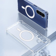 Etui do Samsung Galaxy A17 5G, do MagSafe, wzmocnione, przezroczyste
