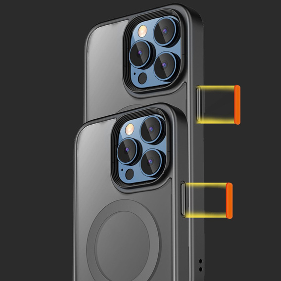 Etui Mocolo do iPhone 14 Pro, MagSafe, czarne