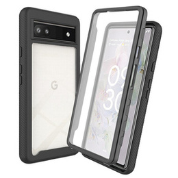 Etui do Google Pixel 6a, Shockproof, z folią, czarne