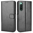 Etui z klapką do Sony Xperia 10 IV, Wallet, czarne