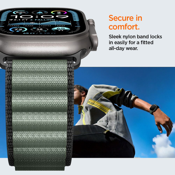 Pasek Spigen WBF1 Band do Apple Watch 8/9/10/11/SE/Ultra 1/2 (44/45/46/49 mm)