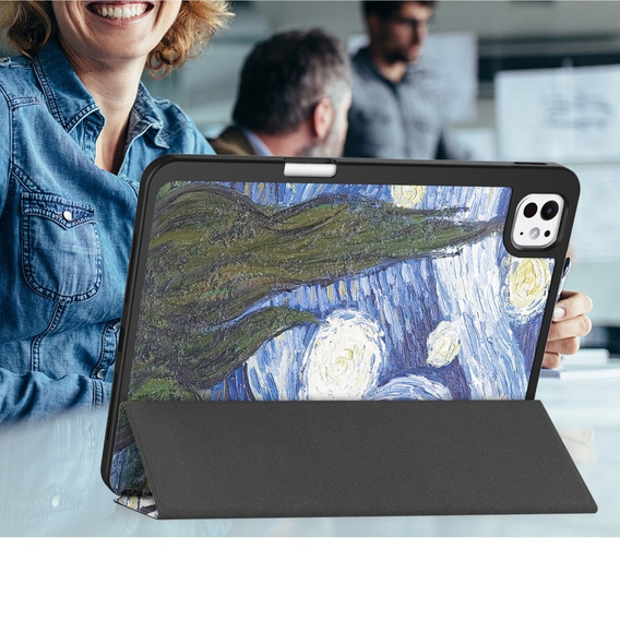 Etui do iPad Pro 11" 2024 (5 gen.), Smartcase, oil painting
