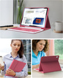 Etui z klawiaturą do iPad 11" 2025 A16 (11 gen.) / iPad 10.9" 2022 (10 gen.), Pen Slot, magenta