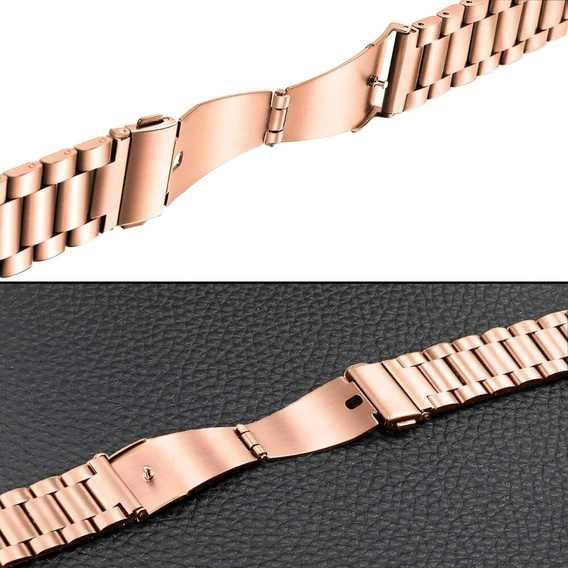 Bransoleta + Etui do Samsung Galaxy Watch 4 40mm, Różowe złoto
